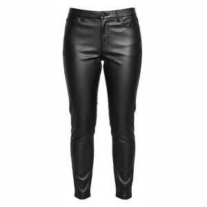 Vince Camuto Black Faux Leather Ankle Pants